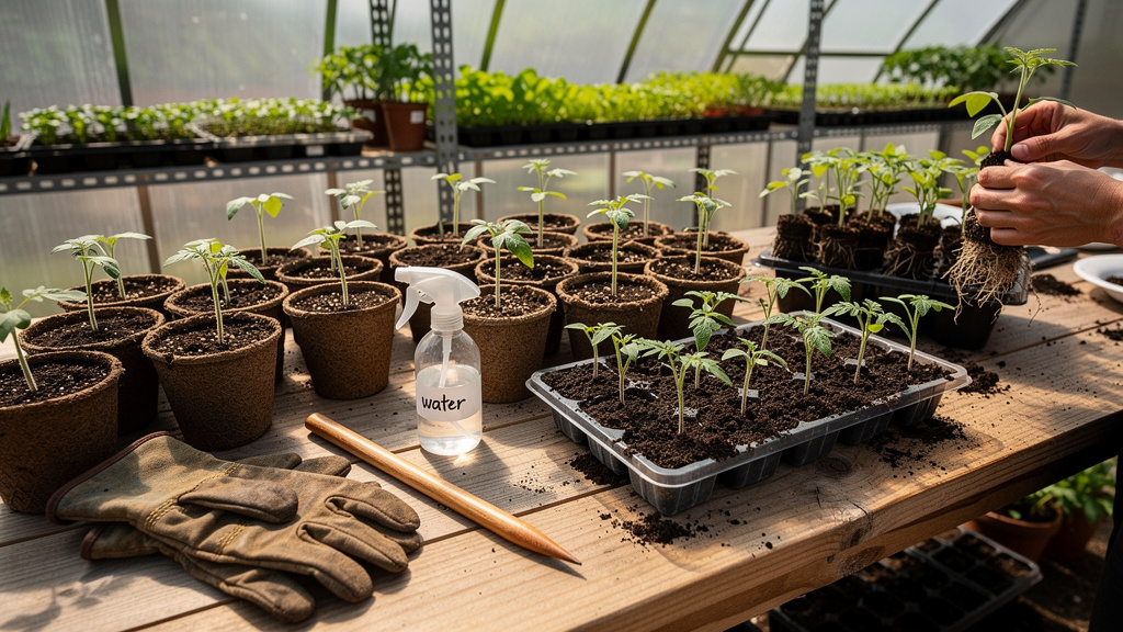 Иллюстрация: Пикировка рассады помидоры: когда и как правильно