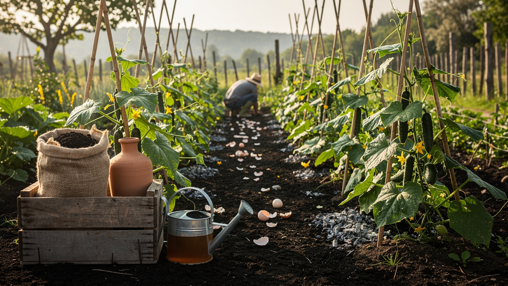 Иллюстрация: Чем подкормить огурцы для хорошего урожая
