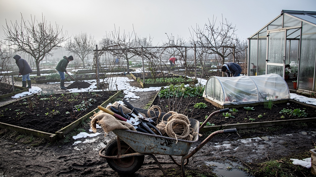 Иллюстрация: Работы в саду и огороде в марте: полный список