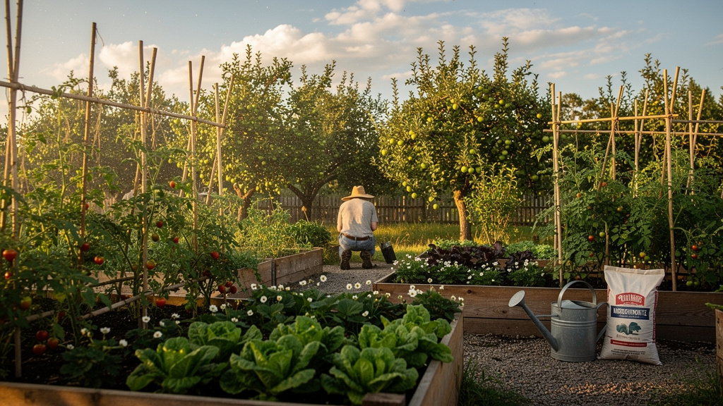 Иллюстрация: Что делать в саду в июне: уход и подкормки
