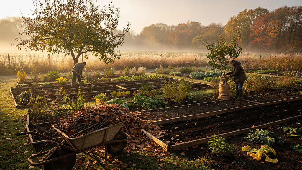 Иллюстрация: Октябрь в саду: последние работы перед холодами
