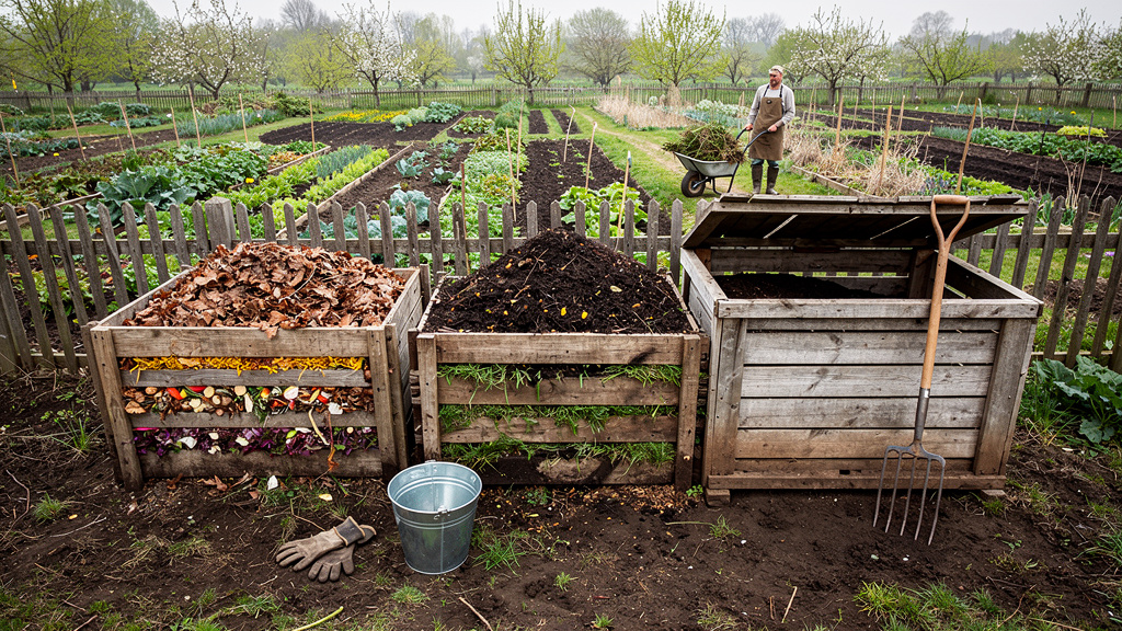Иллюстрация: Компост своими руками: правильная закладка