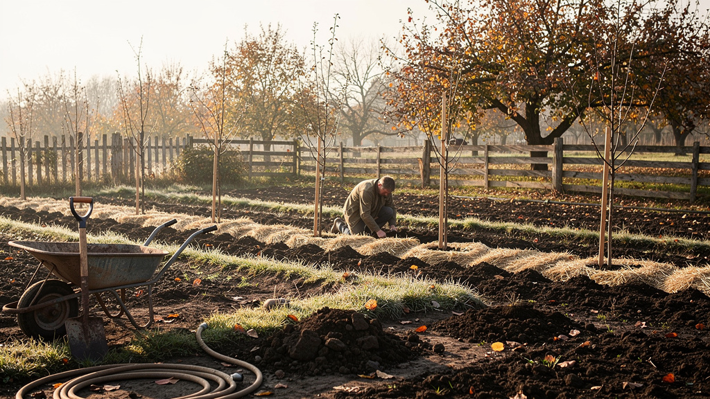 Иллюстрация: Осенняя посадка плодовых деревьев: пошаговый план