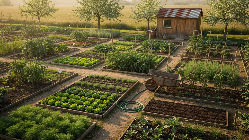 Иллюстрация: Севооборот на дачном участке: таблица предшественников