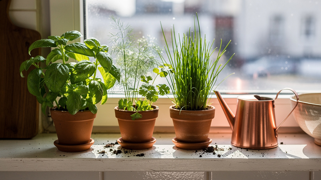 Выращивание зелени на подоконнике: что реально растёт