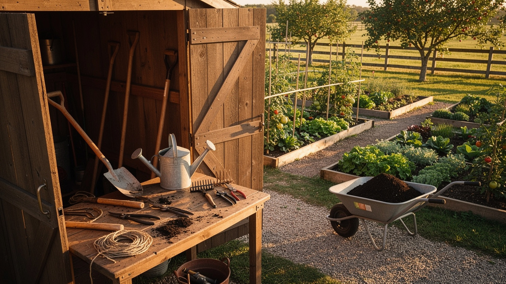 Иллюстрация: Полезные инструменты для дачи: минимальный набор