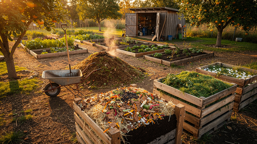 Иллюстрация: Компост своими руками: правильная закладка