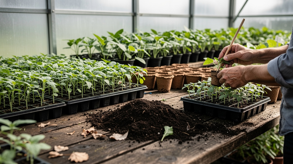 Иллюстрация: Пикировка рассады огурцы: когда и как правильно