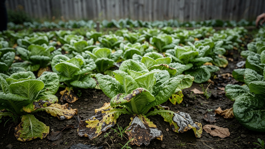 Иллюстрация: Болезни салат: описание, фото и лечение