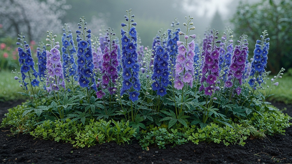 Дельфиниум в саду: с чем посадить и как оформить клумбу