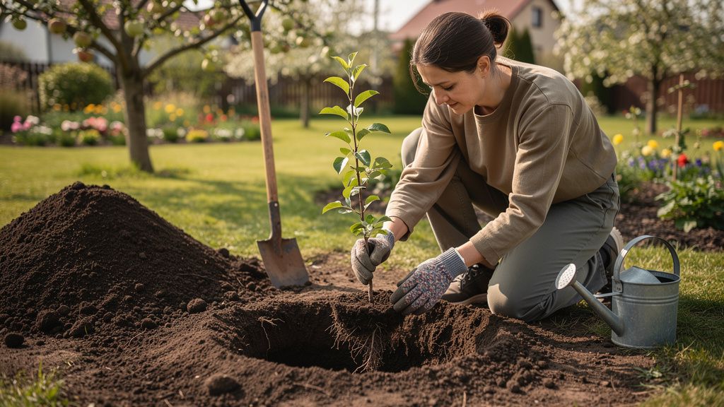 Посадка яблони: пошаговое руководство для начинающих